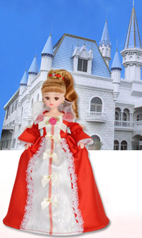 ���J�����̂悤�Ƀh���X�𒅂ď���U���